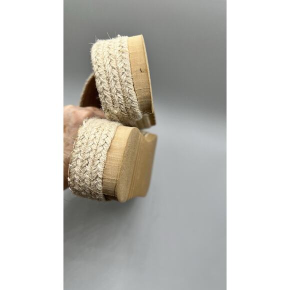 Beach By Matisse Natural Jute Tan Del Mar Slip-On Sandals Women’s 9M - Picture 10 of 13